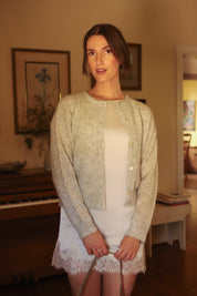 Heather Grey Ayla Mohair Cardigan
