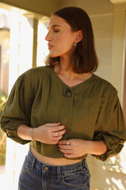 Olive Green Sylvie Jacket
