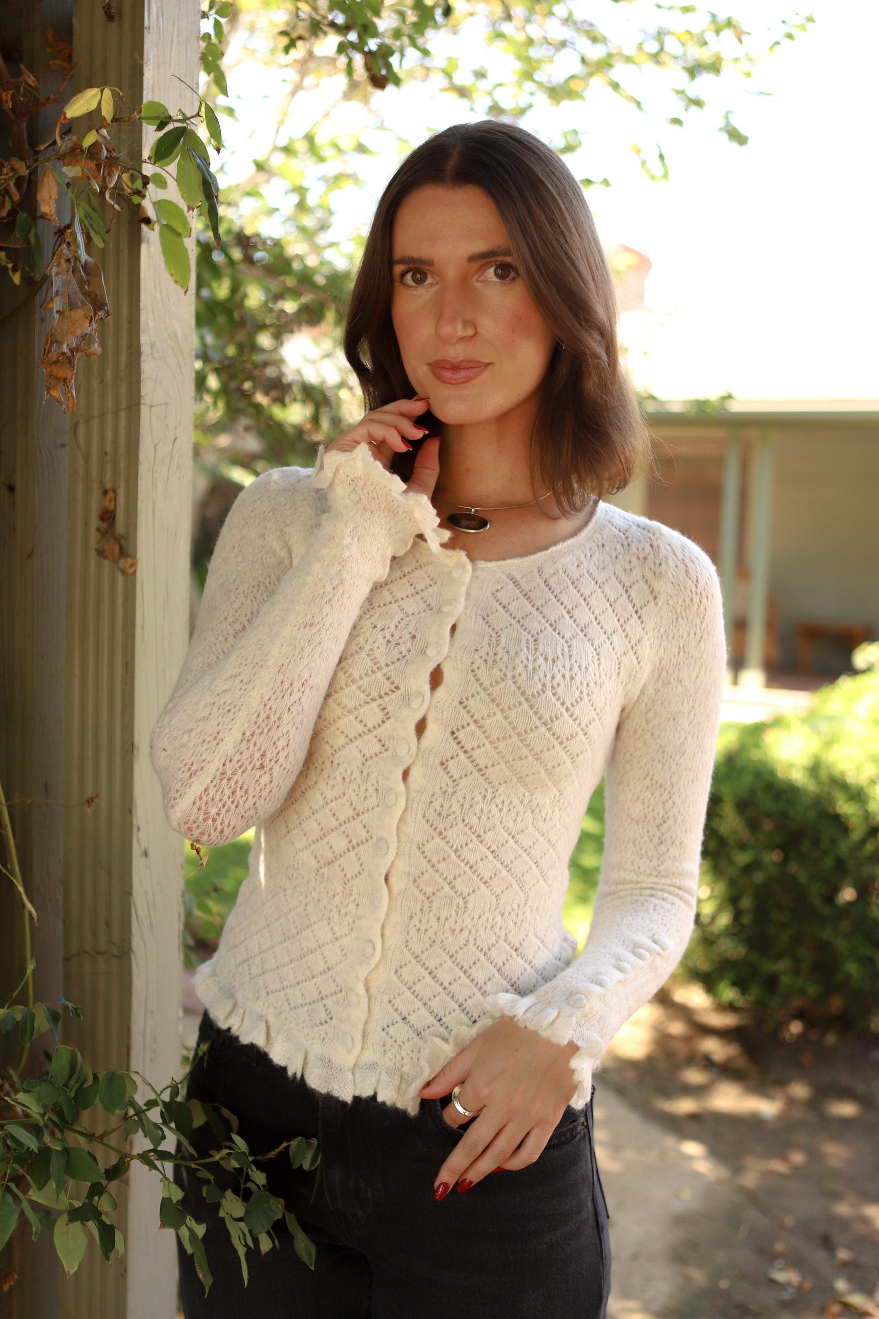 Winter Heather Love Cardi