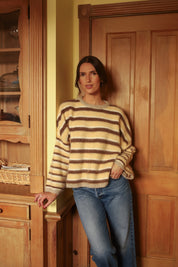 Striped Knit Pullover
