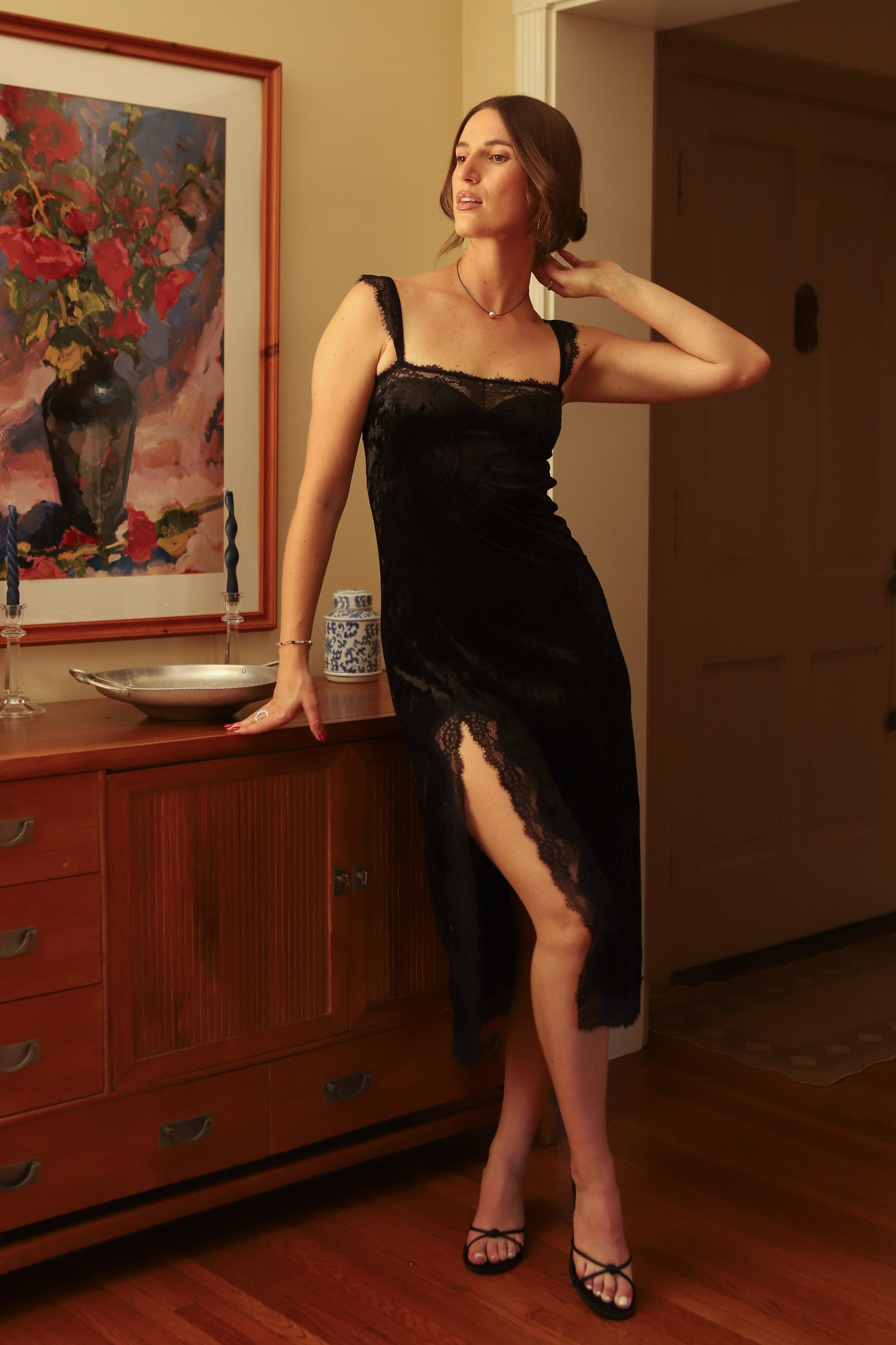 Black Velvet Date Night Ready Slip