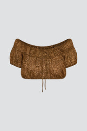 Cheetah Paulina Chiffon Top