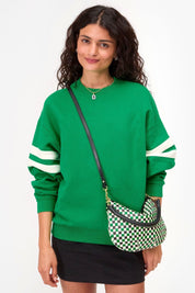 Green Apple Woven Checker Petit Moyen
