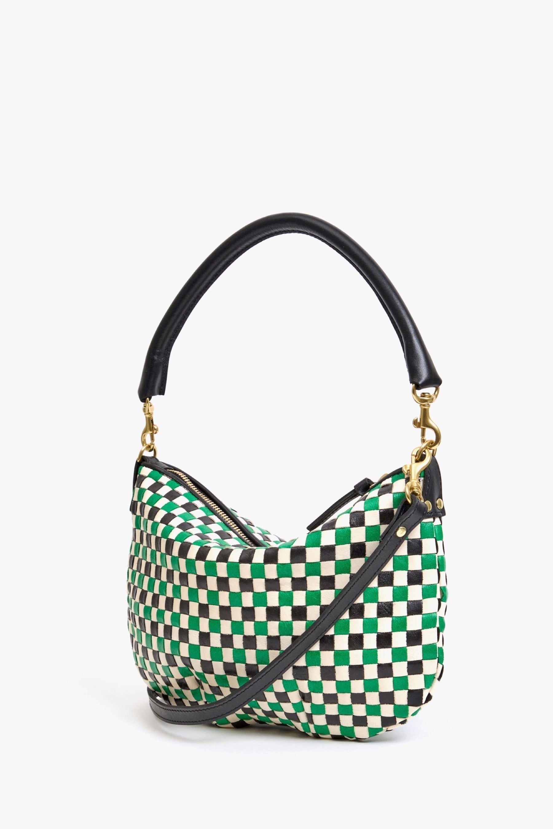 Green Apple Woven Checker Petit Moyen
