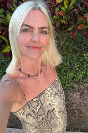 Snakeskin Nettle Mini Dress