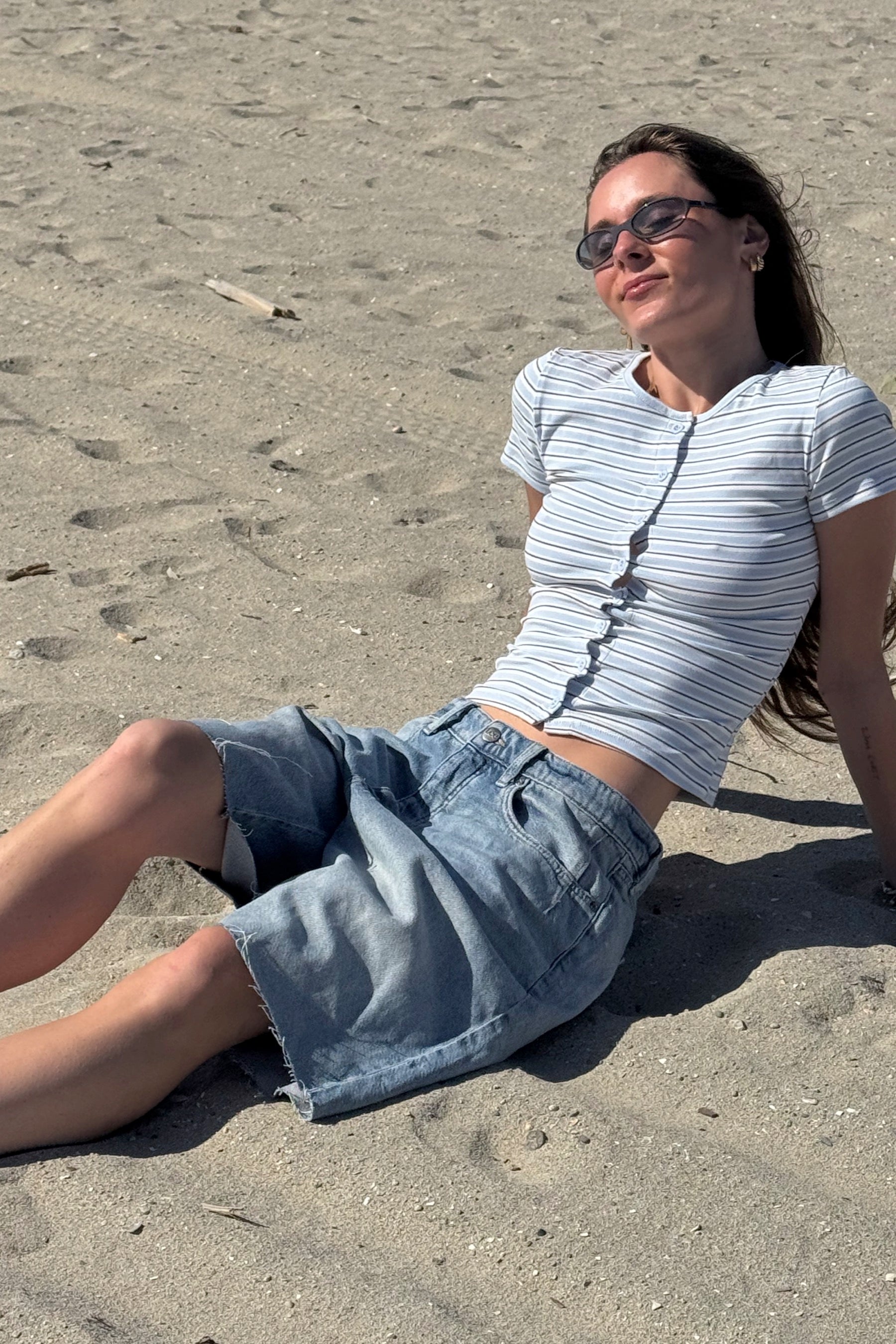 Warm Days Slouch Bermuda – Prism Boutique