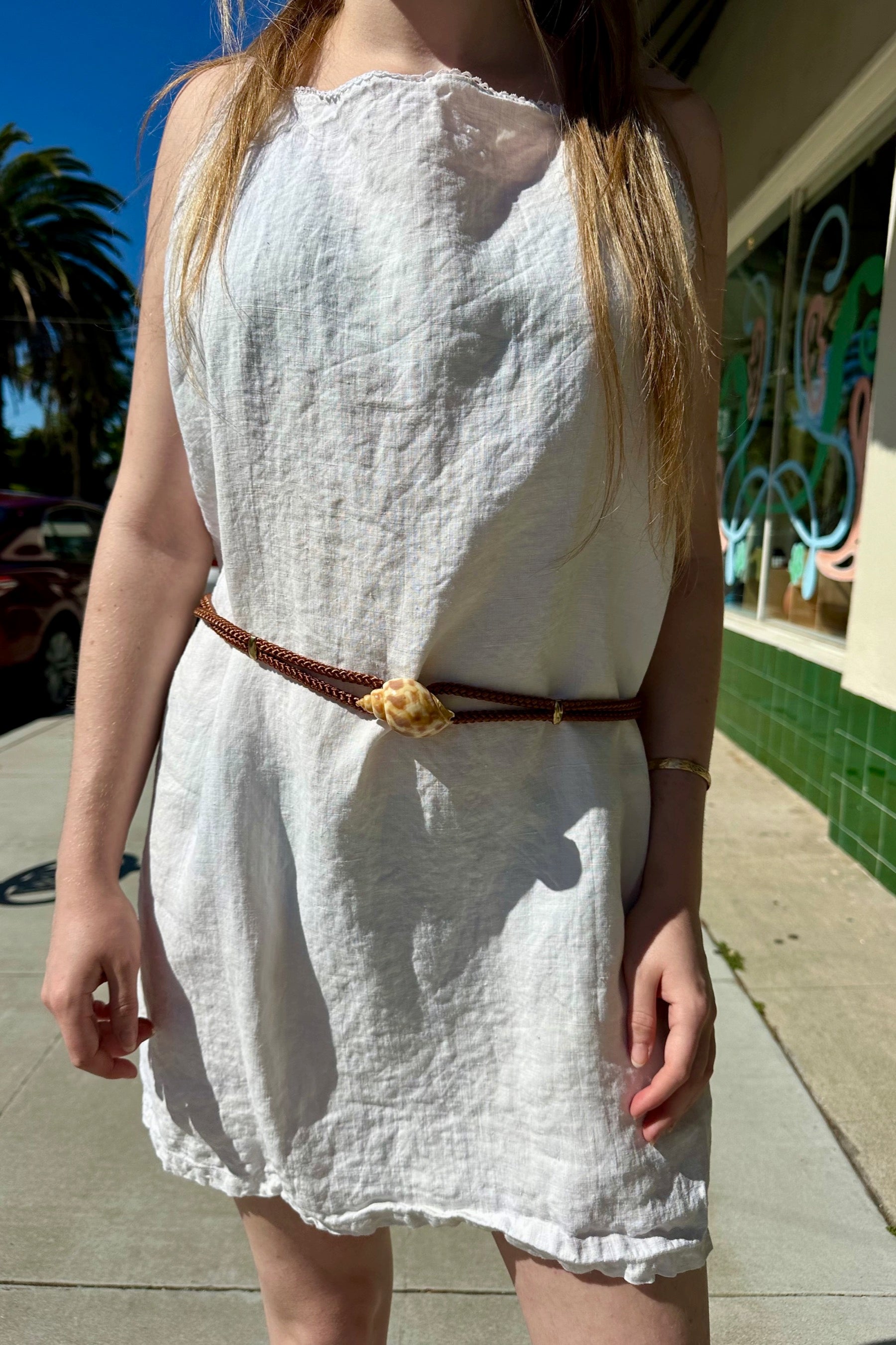 French Linen Mini Dress