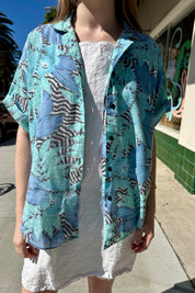 Caribou Hawaiian Zebra Shirt