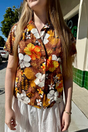 Brown Royal Hawaiian Shirt