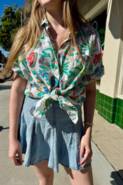 Venezia Tropical Button Up