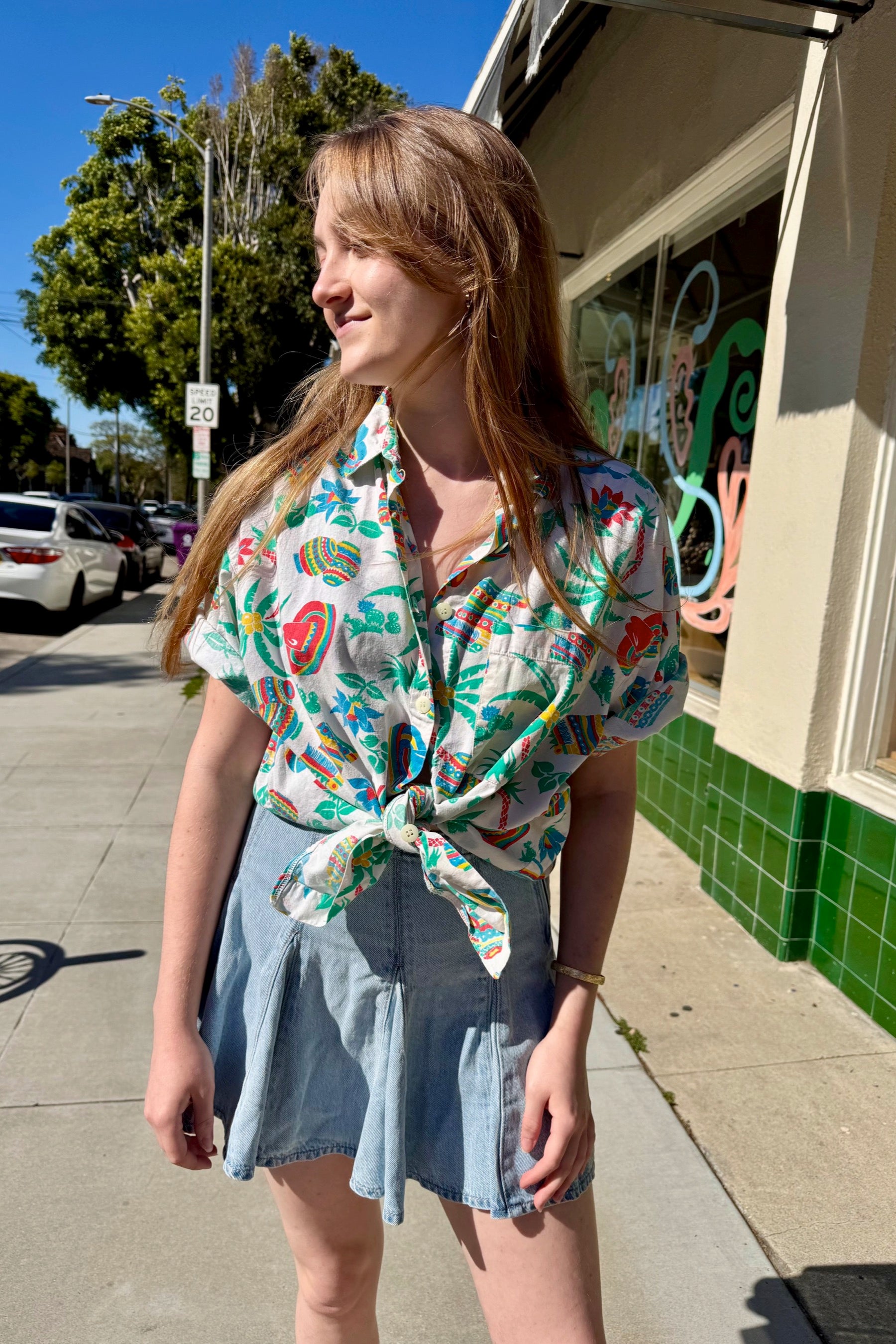 Venezia Tropical Button Up