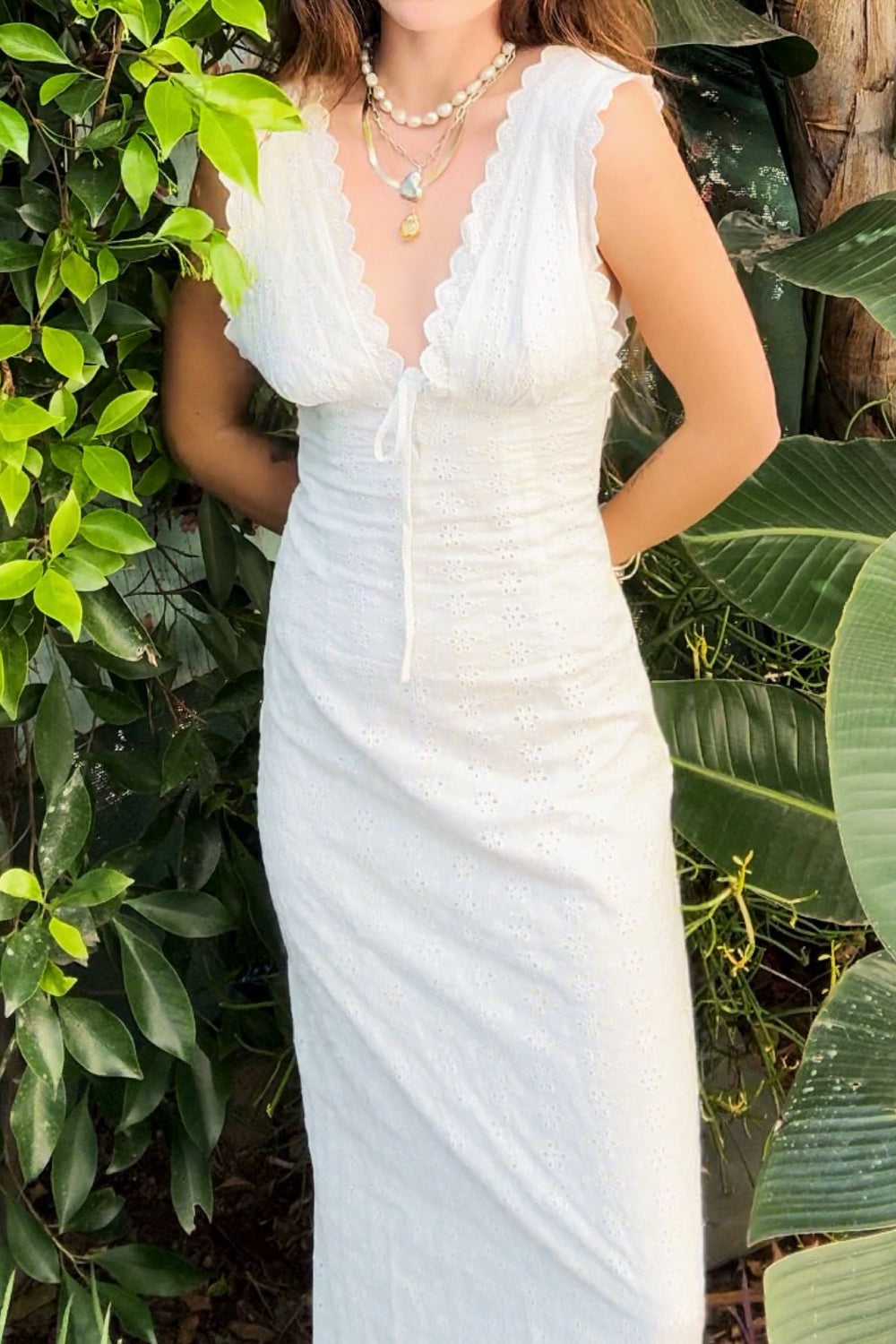 White Cannes Dress