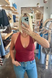 Pomegranate Still Here Halter