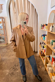 Tan Leather JLC Blazer