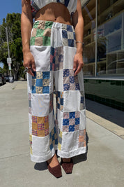 Vintage Quilt Palazzo Pant 002