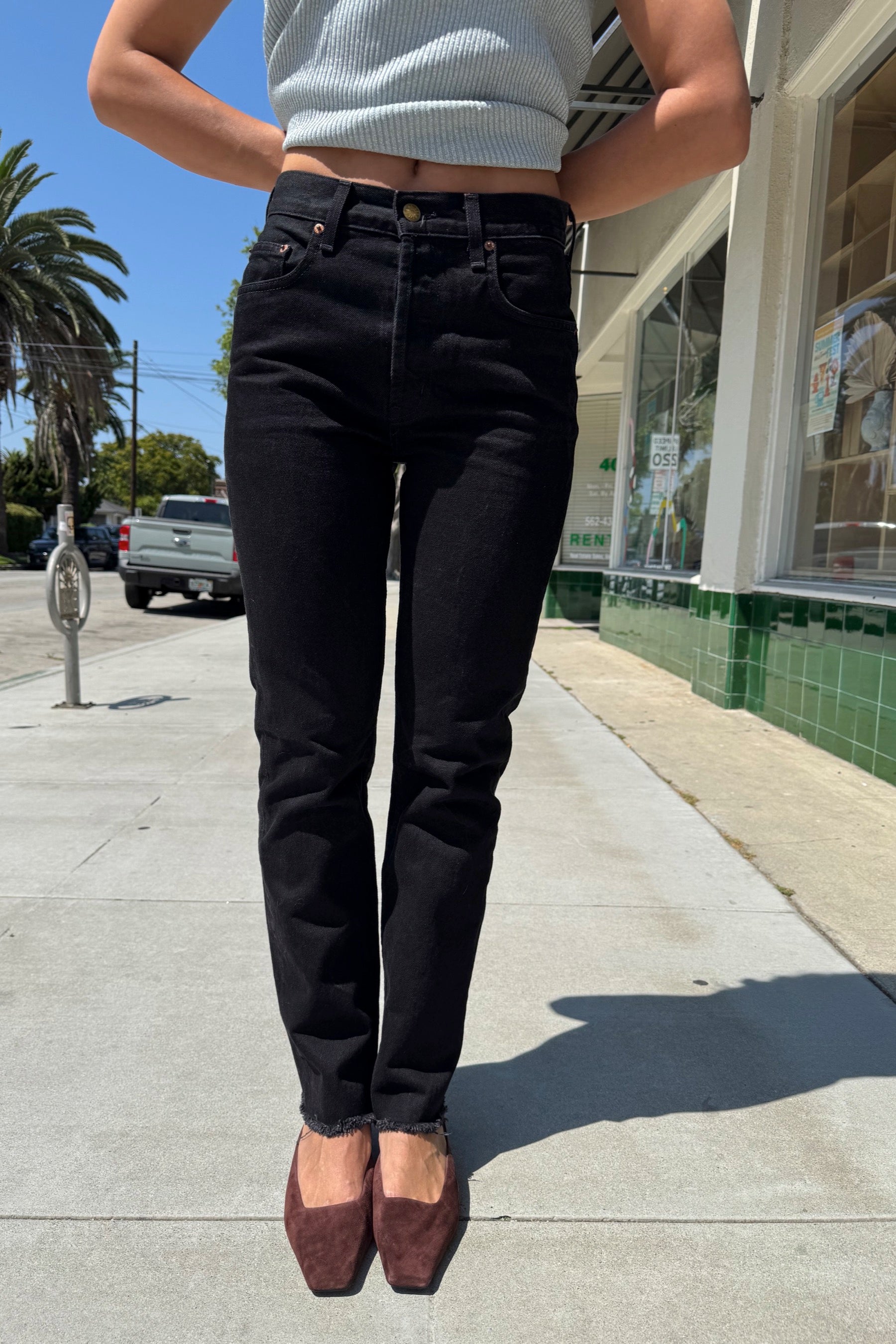 Black B Sides Jeans