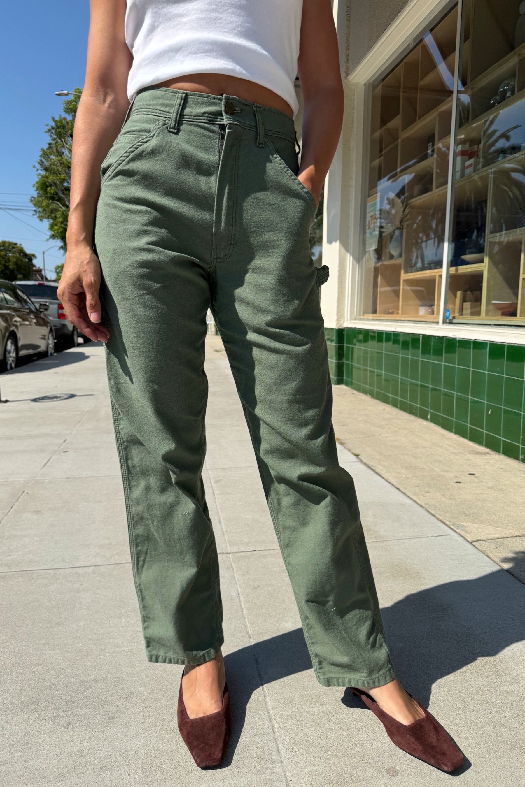 Olive Stan Ray Pants