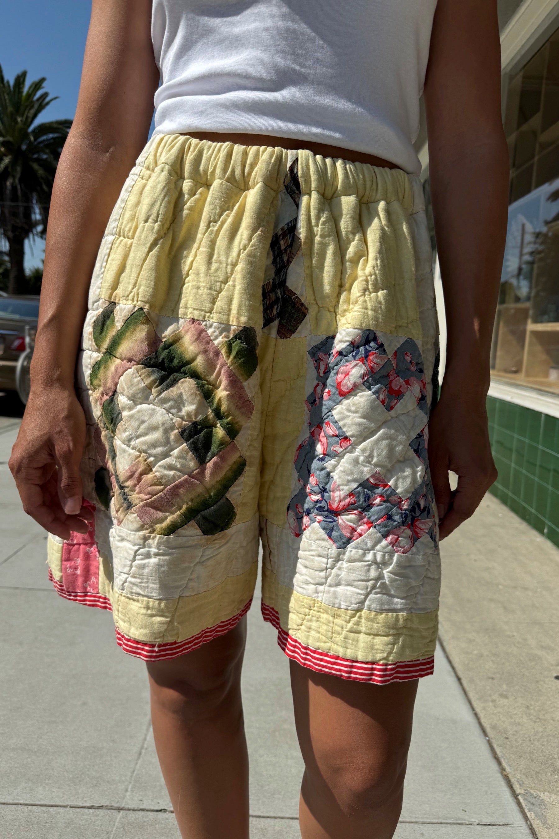 Vintage Quilt Shorts 002