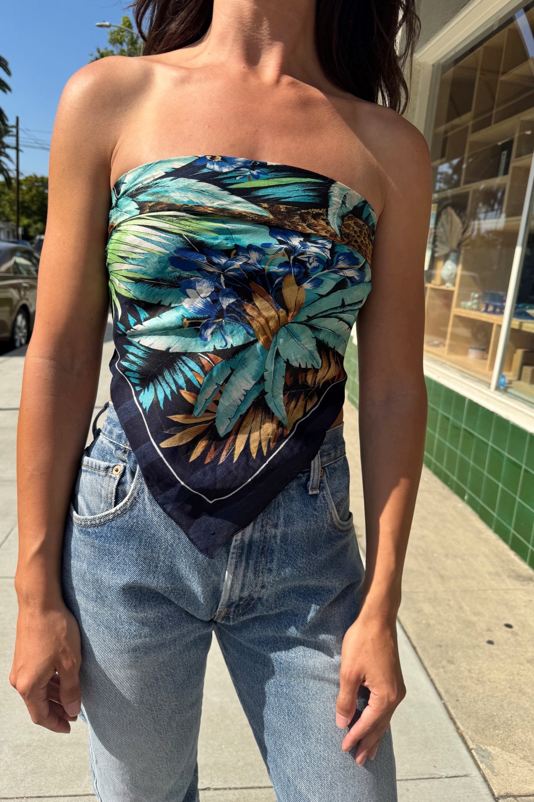 Tropical Cheetah Scarf