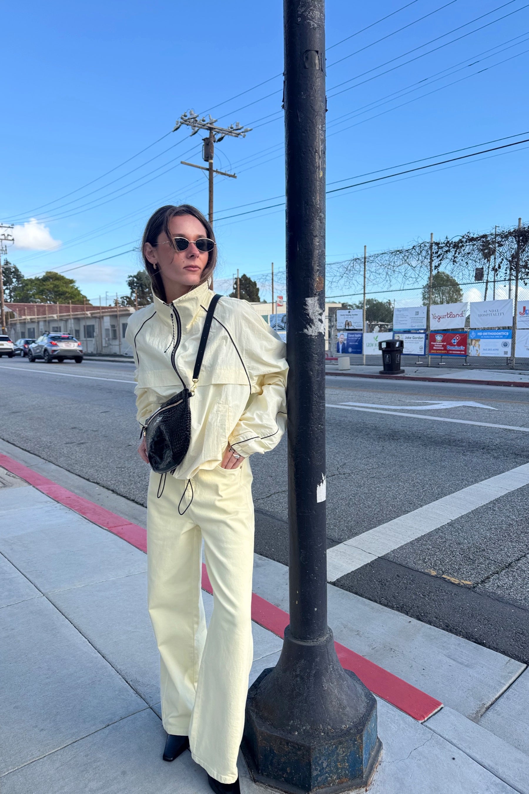 Colorblock Zipper Short Jacket