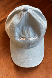 X Prism Light Denim Long Beach Hat