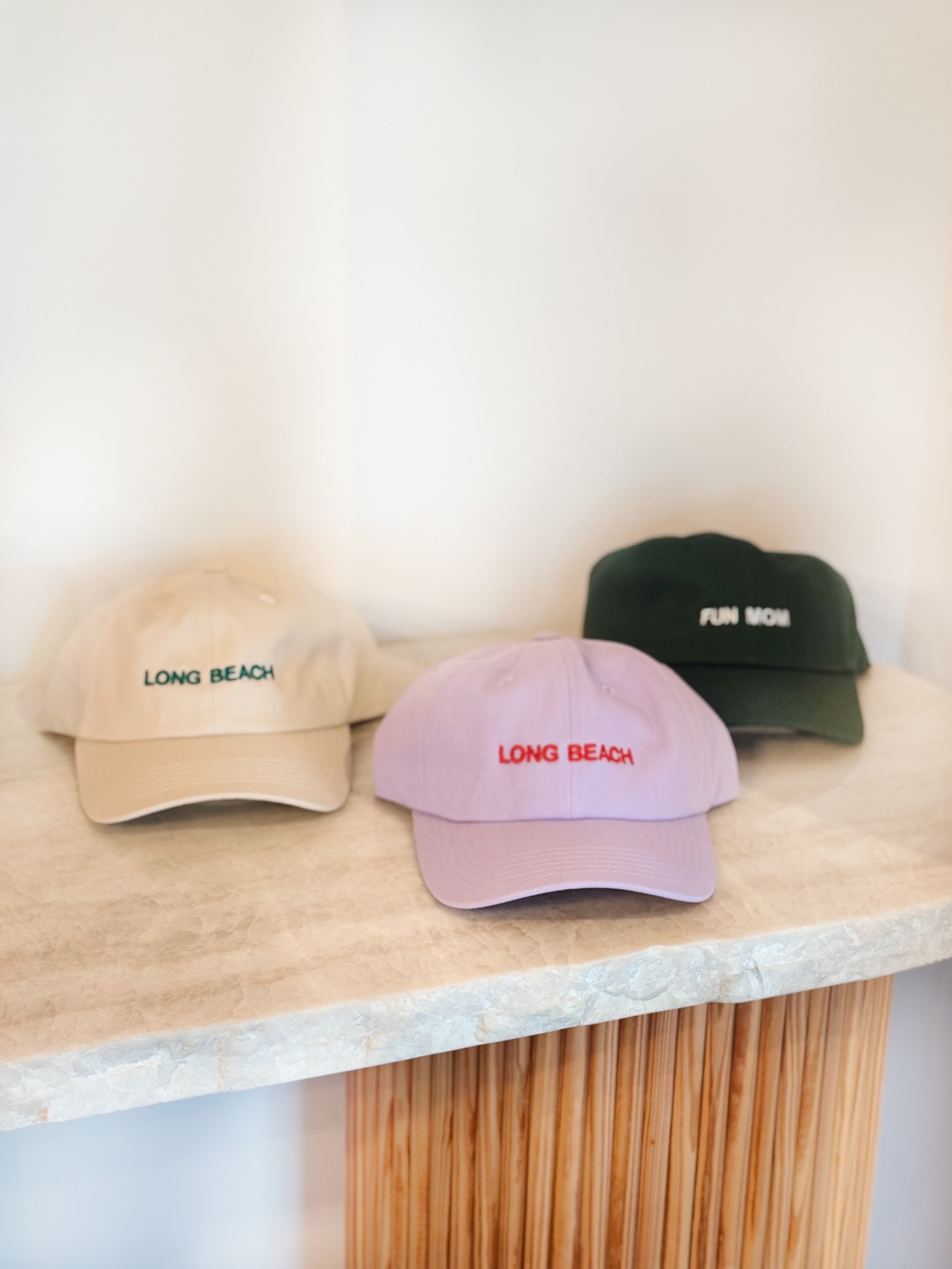 X Prism Sand + Green Long Beach Hat