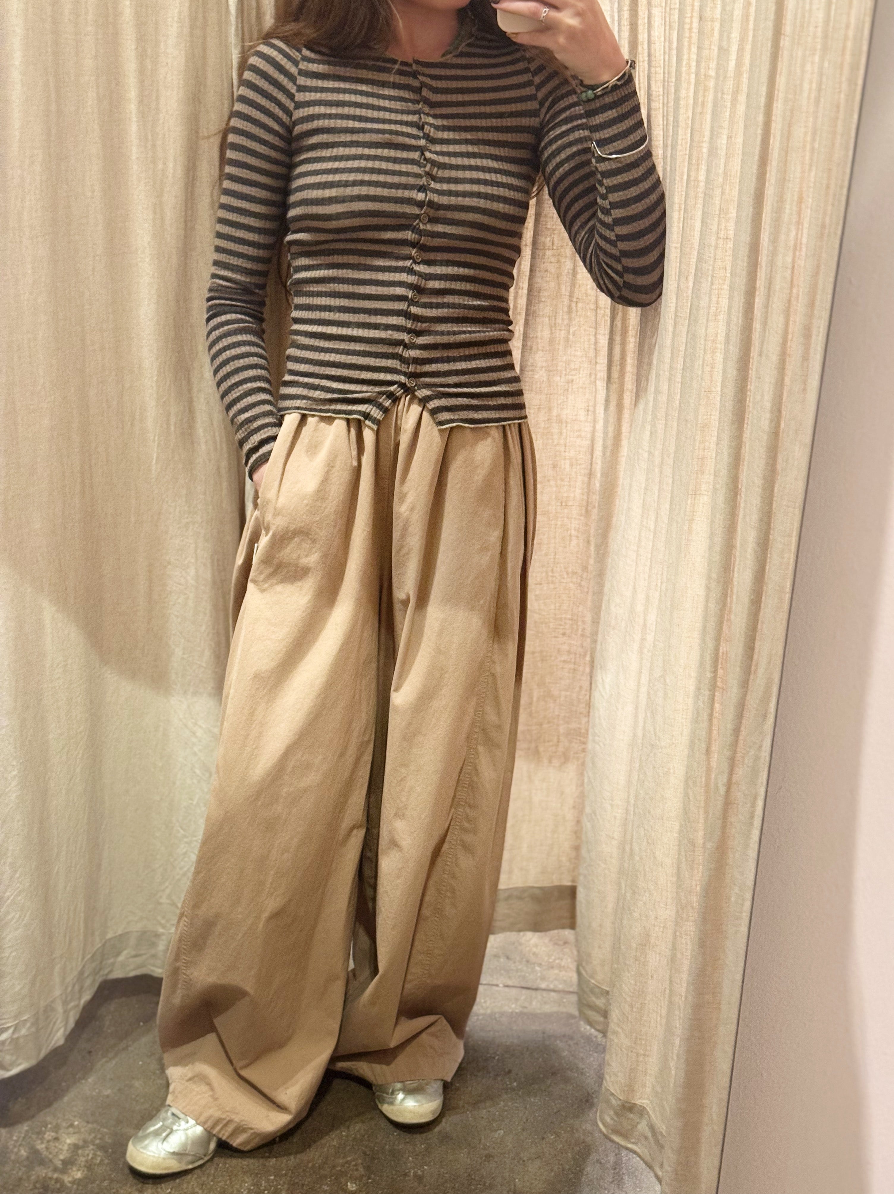 Khaki Parachute Pant
