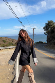 Indigo Cherie Mini Skirt