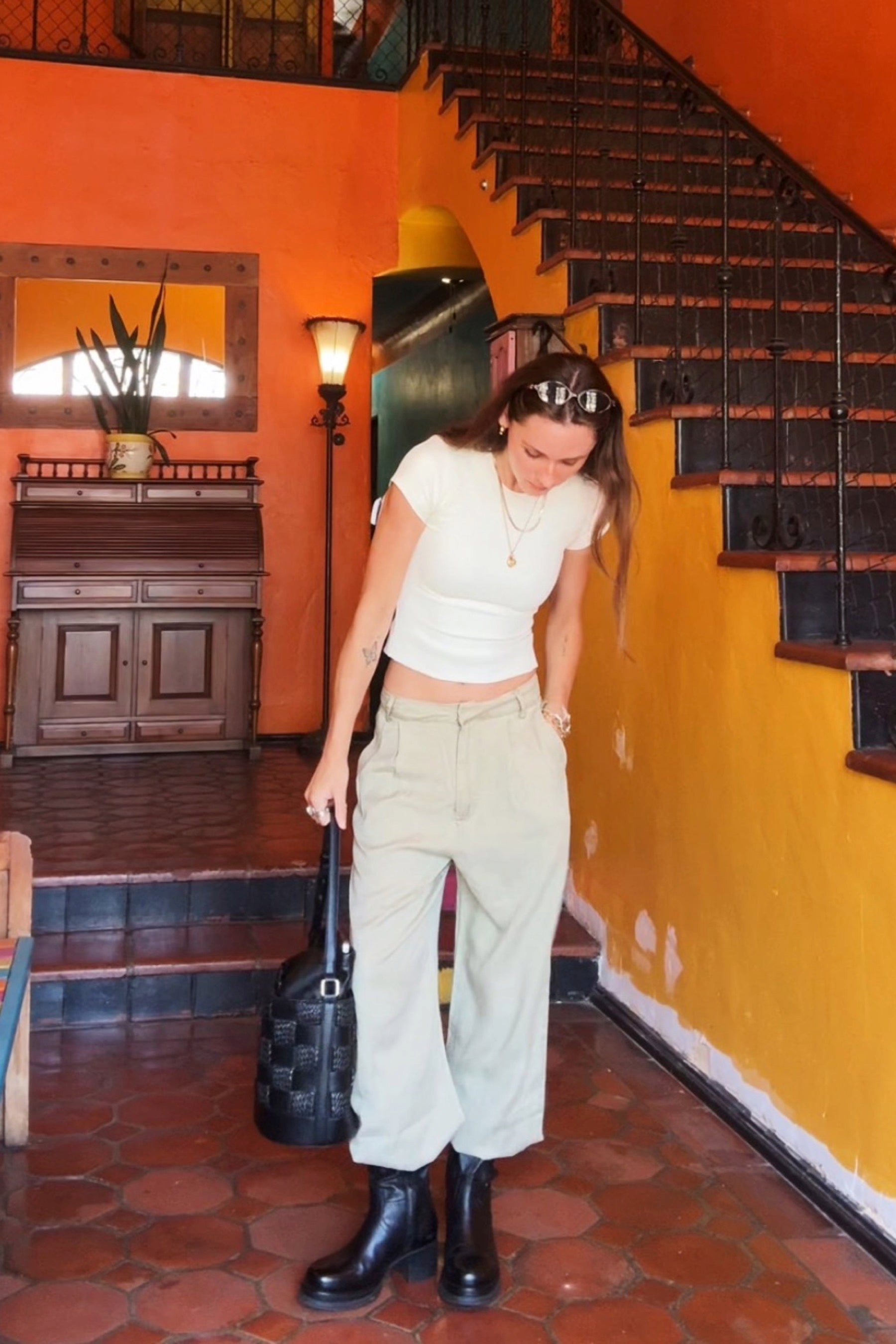 Washed Tan Langley Pant