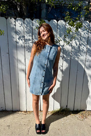 Denim Shelly Mini Dress