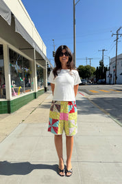 Vintage Quilt Short