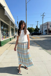 Chaus Pastel Pleated Skirt