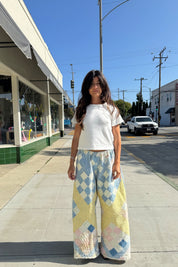Vintage Quilt Palazzo Pant