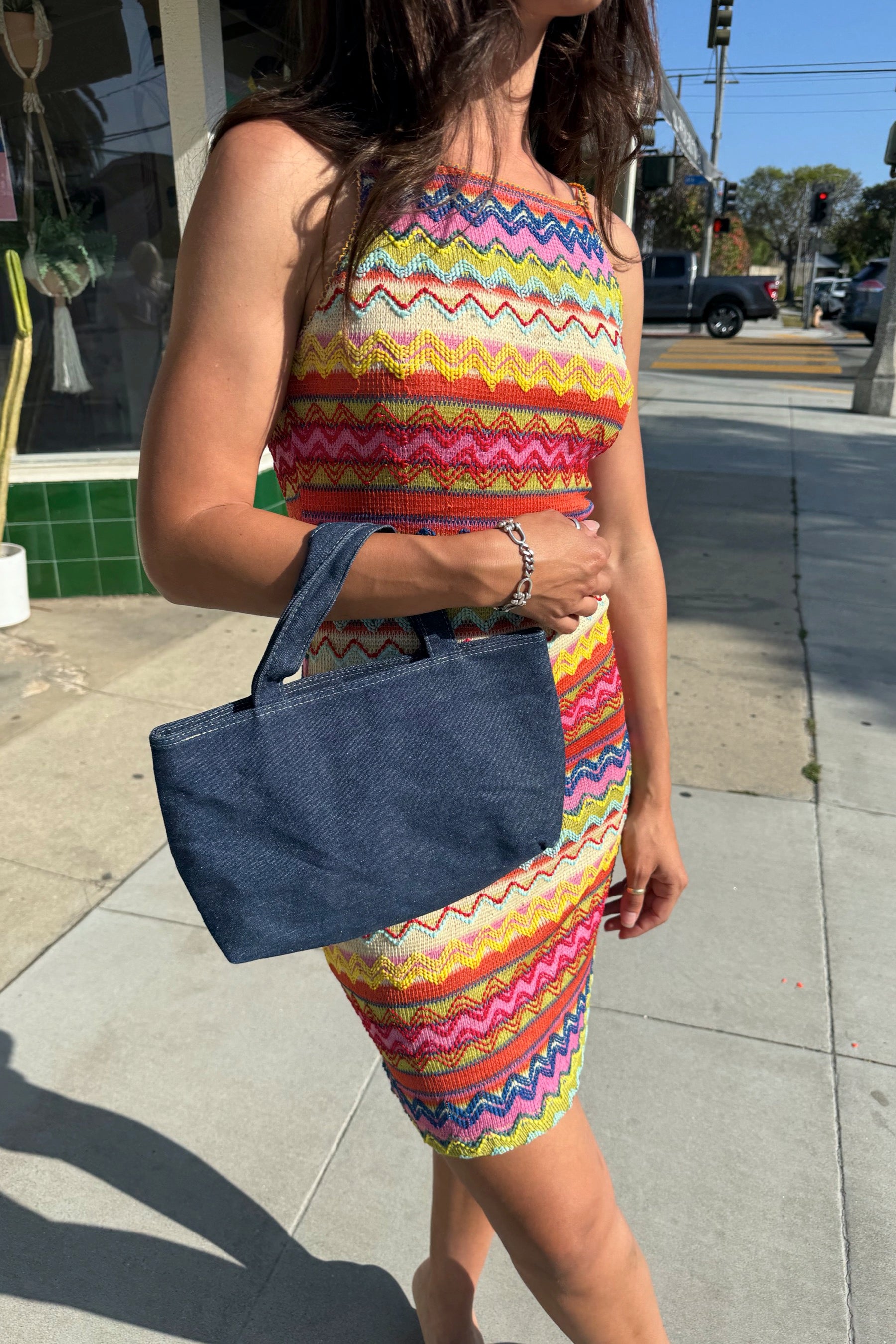 Rave City Zig Zag Dress