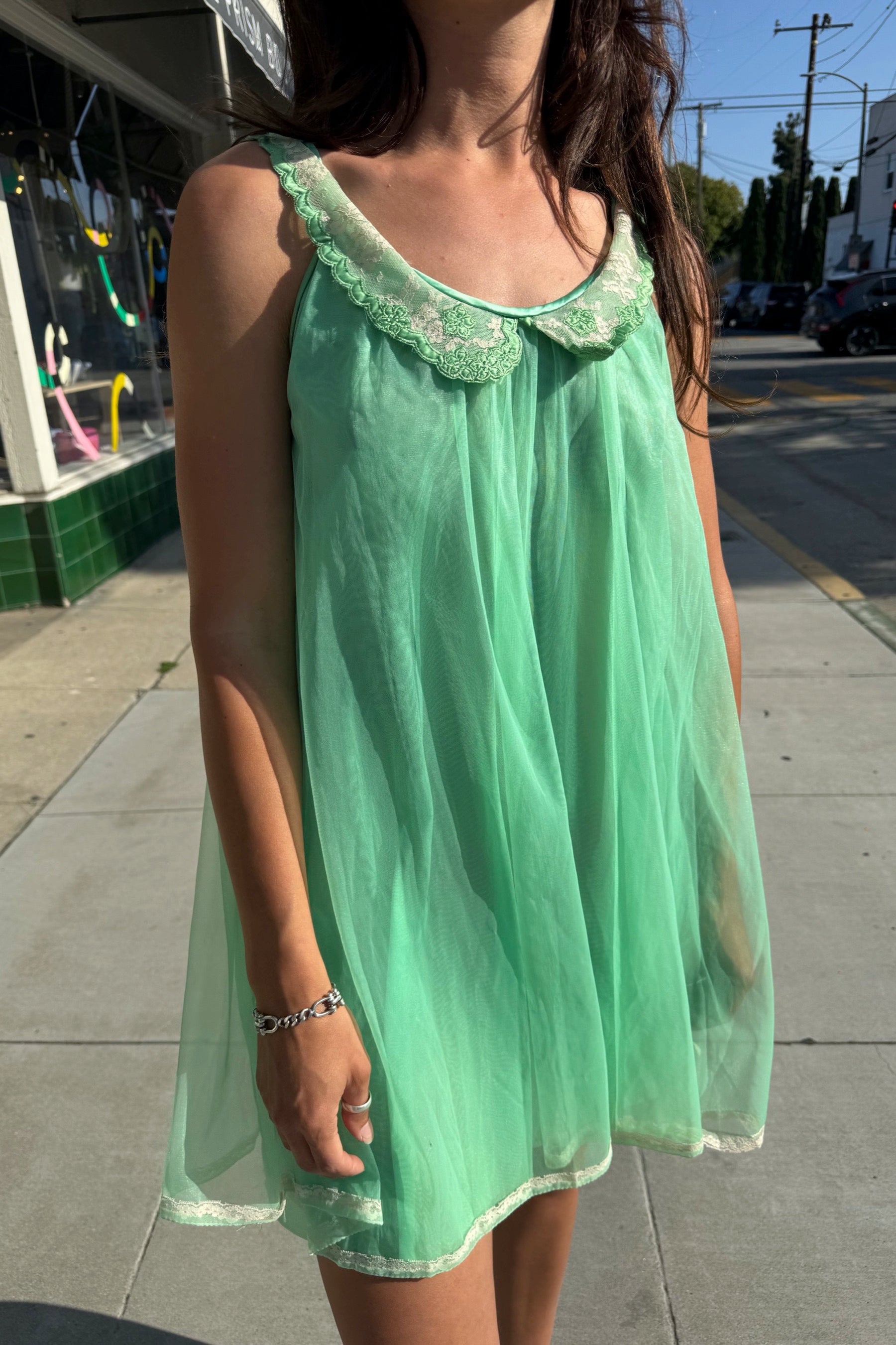 Seafoam Short Slip Dress Prism Boutique Seafoam Short Slip Dress Prism Boutique
