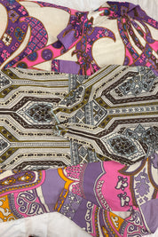 1960s Pink + Purple Sweater Dress 01