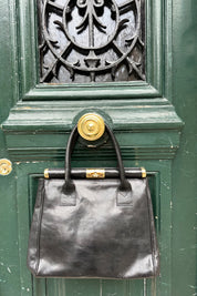 Black Leather Doctor Bag
