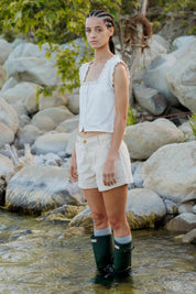White Polina Tank