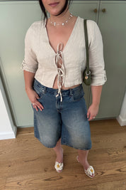 Beige Isla Top