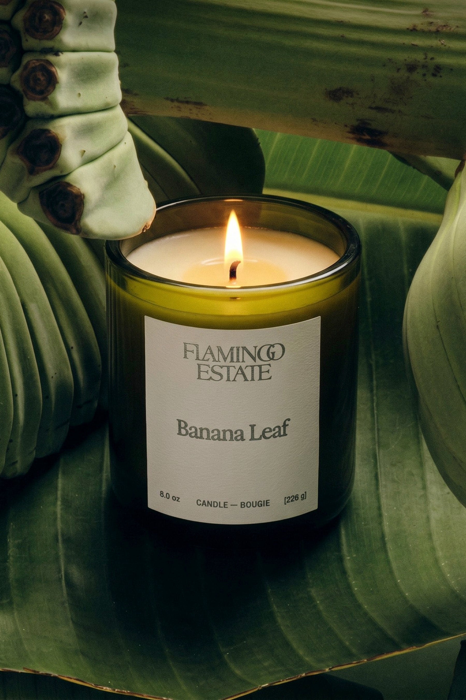 Banana Leaf Candle