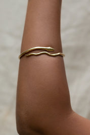 Bronze River Snake Bangle