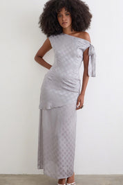Grey Polka Sardian Dress