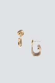 Brass Espira Earrings