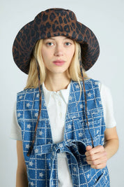 Dark Leopard Sunhat