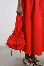 Hot Coral Sita Pouch Bag