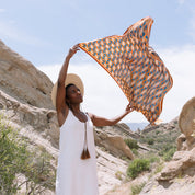 Copper Dolomite Silk Scarf