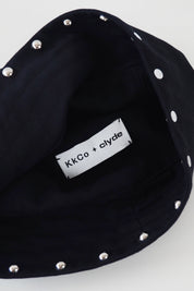 Onyx Rivet Sailor Hat
