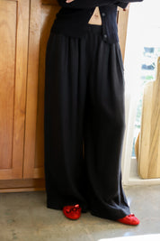 Black Cambria Pant
