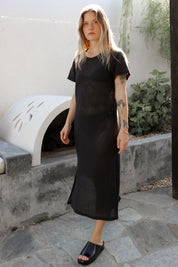 Black Mesh Sydney Dress