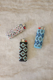 Popper Beaded Lighter Cover